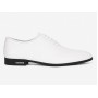 Pantofi albi eleganti pentru barbati piele naturala de culoare GKR71A